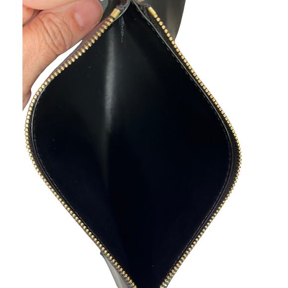 Michael Kors Jet Set Travel Black Saffiano Leather Tote Bag With Pouch - Picture 12 of 14